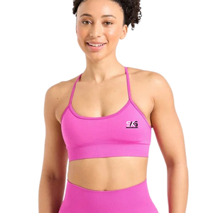 Sujetador Deportivo Sin Costuras para Mujer, Sujetador Deportivo Acolchado, Transpirable, Elástico, Ropa Deportiva para Gimnasio, Correr, Yoga, Entrenamiento - Product Image 1