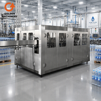 Projet clé en main de mise en bouteille d'eau pure de A à Z, machine de remplissage d'eau potable en bouteille PET entièrement automatique avec traitement de l'eau