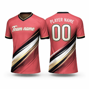 Maillot de football respirant à manches courtes de haute qualité, personnalisable avec votre propre design, vente en gros, vêtements de sport sur mesure - Product Image 6