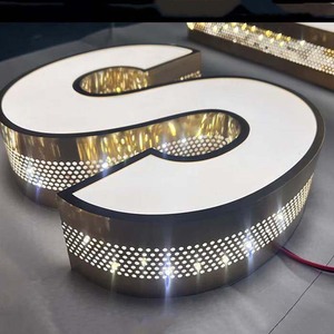 ป้ายธุรกิจสั่งทำจากโรงงานโดยตรง ป้ายไฟ LED แบบเจาะรู ป้ายโลโก้ LED ป้ายร้านค้า ป้ายภายนอกอาคาร ป้ายโฆษณาเชิงพาณิชย์ - Product Image 5