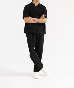 Chemises polo pour hommes, logo personnalisé conçu par OEM, 88% polyester, 12% élasthanne, extensibles dans 4 directions, impression à l'écran, grandes tailles - Product Image 1