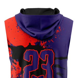 Camiseta de Fútbol 7v7 para Niños con Diseño de Dinosaurios, Sin Mangas, con Capucha, Estampado Sublimado, Nombre del Equipo Personalizado, Número del Jugador, Camiseta para Club Juvenil - Product Image 4