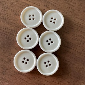 Botones de Costura Hechos a Mano de Alta Calidad, Redondos, con 4 Agujeros, Estilo Animal, de Cuerno de Búfalo, Duraderos, para Ropa, Camisas y Trajes - Product Image 3