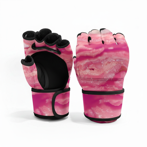 Équipement d'entraînement MMA : Gants de sparring sans doigts pour la boxe et le grappling, antidérapants, absorbant les chocs, personnalisables OEM - Product Image 3
