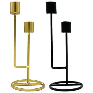 Nuevo Candelabro Nórdico Losa de Metal Dorado, Elegante Decoración para el Hogar y Fiestas, Disponible en Exportación Global al por Mayor - Product Image 1