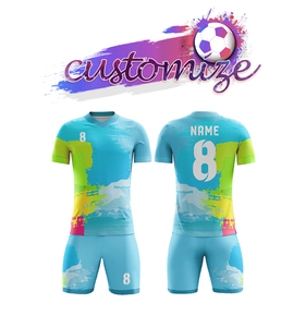 Wholesale Soccer Uniforms Customizable OEM Football Training Kits Breathable Logo Soccer Jersey Full UNIFORMS - Product Image 2