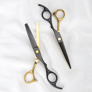 Ciseaux de barbier de 6,75 pouces en acier inoxydable, tranchants, pour la coupe et l'effilage des cheveux à domicile - Product Image 1