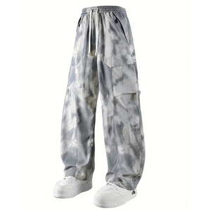 Pantalon de jogging ample et décontracté, sur mesure, de qualité supérieure, en molleton de coton durable pour hommes - Product Image 1