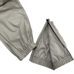 Conjunto de 2 Piezas de Pantalones Deportivos de Invierno con Cierre, Tallas Grandes, Unisex, con Ribetes Elásticos, Chaqueta Cortavientos de Nailon, Traje Deportivo de Alta Calidad, Personalizado OEM - Product Image 4