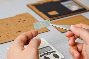 ชุดเฟอร์นิเจอร์กลางแจ้งสำหรับเด็กผู้หญิงบ้านตุ๊กตากระดาษประกอบ3D ขนาดเล็กเป็นมิตรกับสิ่งแวดล้อม - Product Image 6