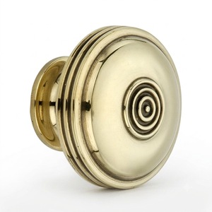 Bouton de placard Premium Bloxwich en alliage de laiton bronze antique, poignée de meuble vintage ronde pour tiroir de cuisine et armoire - Product Image 1