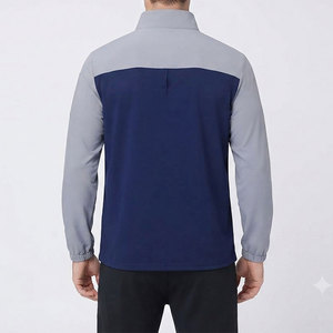 <b>Mens</b> Quarter Zippered Sports <b>Jacket</b> Long Sleeve High Performance Sports Training Lightweight Gym <b>Running</b> Fitness Wear Low Price - Product Image 2