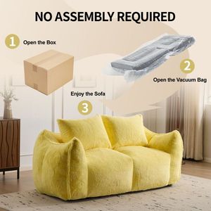 Divano Pouf Ultra Morbido e Soffice, Gigante, per Adulti, Poltrona Lounge Oversize per Interni ed Esterni - Product Image 6