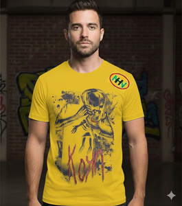 T-shirt ordinaire, T-shirt en coton pur imprimé à l'écran, T-shirt sur mesure, adapté aux hommes et aux femmes, fabriqué au Bangladesh - Product Image 1