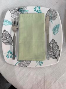 Nouvel Arrivage : Ensemble de Serviettes de Table Couleur Unie pour Mariage, Pâques et Fêtes, Serviettes 100% Coton, Parures de Lit et Draps - Product Image 4