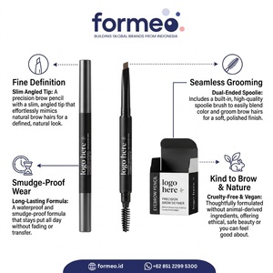 Personalización del Color de su Logotipo de Marca, Lápiz de Cejas y Delineador de Ojos Profesional de Indonesia, de ABS Impermeable de Buena Calidad y Larga Duración - Product Image 1