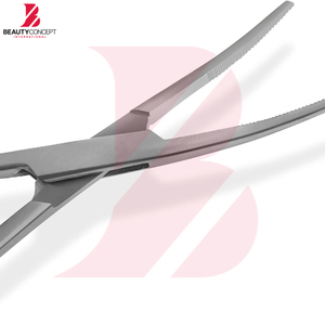 Serrated Jaw <b>Locking</b> Curved & Straight 5 Inch Custom Made Newest Durable Reusable Surgical Instrument Kelly Hemostatic Forceps - Product Image 2
