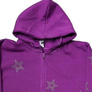 Sudaderas con Pedrería Cómodas y Transpirables, Nuevo Estilo, Sudaderas con Pedrería Hechas a Medida - Product Image 3