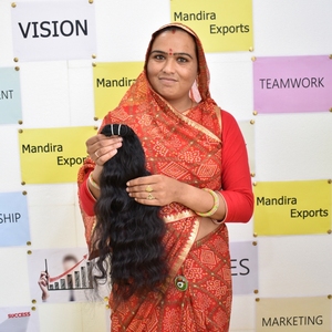 Pas cher Indien Vierge Cheveux Remy Cuticule Aligné Noir enchevêtrement Chimique Tissage Libre Ondulé Génie Trame Bundles Temple Cheveux Humains - Product Image 4