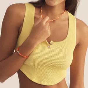 Nuevo Top Deportivo sin Mangas para Mujer, Diseño Elegante, Transpirable, Tejido Básico, Estilo Casual - Product Image 4