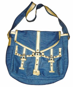 Bohemian Patchwork Sling Bag with <b>Open</b> Top Closure Embroidered Applique Decoration Unisex Eco-Friendly Canvas - Product Image 6