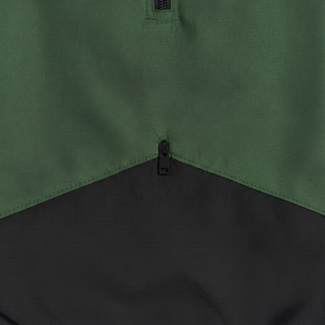 Ensemble de survêtement sportif unisexe ADH, vert, noir, blanc, couleur contrastée, veste à fermeture éclair courte, short, séchage rapide, coupe classique, adulte, printemps - Product Image 6