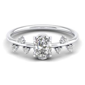 Anillos de Plata de Ley 925 con Moissanita Certificada REYES GRA para Mujer, Estilo Clásico, Regalo de Compromiso y Boda, Joyería Fina - Product Image 5