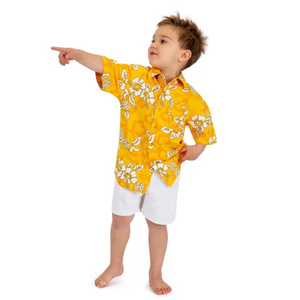 Camisas Hawaianas Florales Personalizadas para Hombre y Niños, Camiseta Ligera y Transpirable para Vacaciones, Sublimación, Aloha, Playa Tropical - Product Image 5