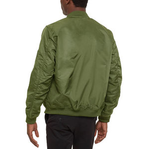 แจ็คเก็ตสตรีทแวร์ผู้ชายสุดเทรนดี้ ราคาประหยัด ดีไซน์เรียบง่าย ใช้งานได้หลากหลาย แบบซิป แจ็คเก็ตบอมเบอร์แบบกลับด้านได้ มีซับใน น้ำหนักเบา กันลม - Product Image 6