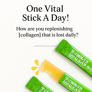 Aloe <b>Collagen</b> Jelly Stick 60pcs Low Molecular Fish <b>Collagen</b> Peptide Plant Extract Type - Product Image 6