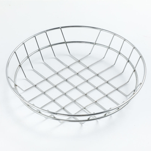 Small Size Round Iron Wire Fruit <b>Basket</b> for Kitchen <b>Storage</b> Metal <b>Mesh</b> Bowl <b>Basket</b> for Bread Food for Organization Accessibility - Product Image 4