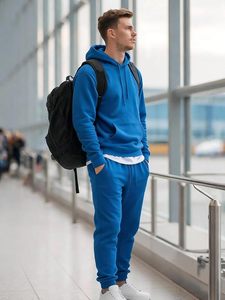 Wholesale Custom Men’s Fashion Tracksuit Set Sports Training Jogging Wear Modern Track <b>Jacket</b> And Jogger Pants - Product Image 3