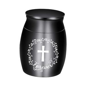 Opulent Aluminum <b>Keepsake</b> <b>Memorial</b> Urn Funeral Ash Container Crafted With Artistic Smooth Finish And Elegant Surface Appeal - Product Image 1