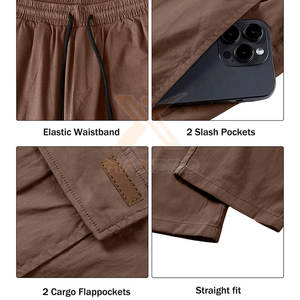 Pantalones Cargo para Hombre Talla Grande, Pantalones Cargo para Uso en Exteriores, Pantalones Cargo Hechos 100% de Algodón - Product Image 5