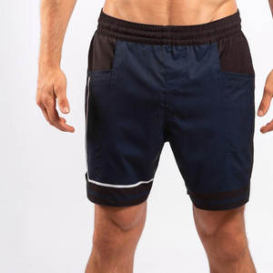 Custom <b>Men's</b> Spandex/Polyester Solid MMA/BJJ Fight <b>Shorts</b> Vintage <b>Lightweight</b> Grappling Waterproof Breathable Elastic Front - Product Image 6