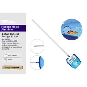 Catturafoglie in Alluminio Criscolor 155Cm, Strumento per Pulizia Piscina - Product Image 1