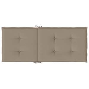 Juego de 6 Cojines para Sillas de Exterior de Poliéster Color Taupe, Espuma de Fibra, Alta Visibilidad y Funda de Asiento Cómoda - Product Image 6