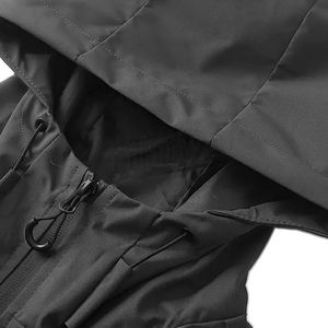 Chaqueta Softshell de Diseño Personalizado con Capucha, Impermeable, para Deportes al Aire Libre, Correr, con Cuello con Capucha, Cortavientos - Product Image 2