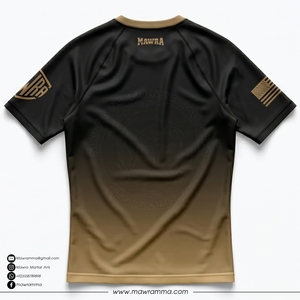 Rashguard BJJ personnalisé haute densité anti-UV à manches courtes, maillot de compression MMA pour hommes, équipement d'entraînement de Jiu Jitsu, uniformes BJJ en gros - Product Image 4