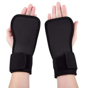 Crochets de musculation en caoutchouc violet personnalisés avec support antidérapant pour les poignets et sangles de levage robustes pour les exercices de traction - Product Image 2