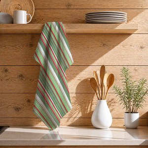 100% OEM cotton kitchen <b>towel</b> Yarn Dyed Stripe Soft and and super Absorbent Kitchen <b>Towels</b> From India - Product Image 1