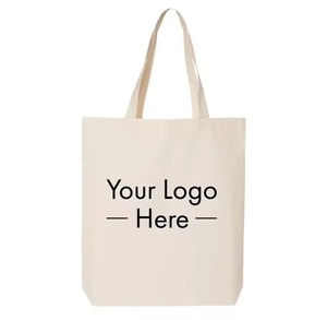 <b>Canvas</b> Shopping Bag Medium Size Top Handle Grocery Tote Natural Color Hand Length Handle - Product Image 6