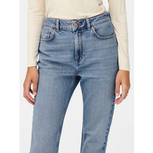 Jean en denim coupe bootcut taille mi-haute pour femme 2026, respirant, écologique, service OEM, poches, grandes tailles, idéal pour l'été - Product Image 5