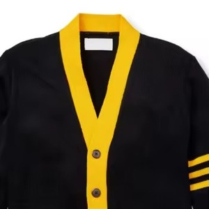 Make Your Custom Good Quality V-Neck for Sorority/Fraternity/Schools/Colleges/Universities Logo Knitted <b>Cardigans</b> <b>Sweaters</b> - Product Image 2