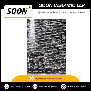 SOON CERAMIC Prix direct usine, grande dalle de calcite noire ciselée, polie, moderne, écologique, modèle 3D VERDURE WAVE 2 - Product Image 3