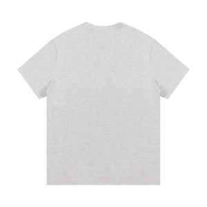 Camiseta de algodón peinado lisa de 260 gramos con hombros caídos, personalizable con estampado, para hombre y mujer, ideal para universidades y colegios. - Product Image 6