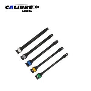 TAIWAN CALIBRE 5pc 1/2" Drive 8inch Long CR-MO Color-Coded <b>Torque</b> Limiting Impact <b>Socket</b> Extension Bar <b>Set</b> DIY OEM Manganese - Product Image 2