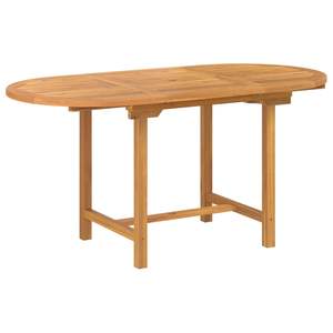 Juego de Comedor de Jardín de 7 Piezas en Madera de Teca Sólida Marrón - Product Image 6