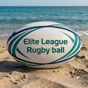 Ballons de rugby personnalisés avec logo imprimé, haute adhérence, pour entraînement et matchs, tailles mini, modulaires et senior, directement du fabricant OEM. - Product Image 2