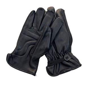 Custom Men's Genuine Sheepskin Leather <b>Driver</b> <b>Gloves</b> Cotton Liner Soft Breathable Chauffeur Driving Mechanic Work Safety <b>Gloves</b> - Product Image 3